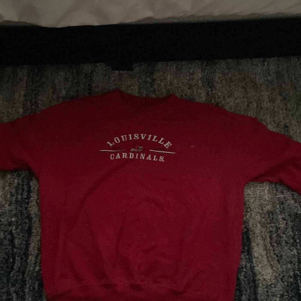 I’m selling a red sweater it’s an Large and it’s from Crable sports wear.